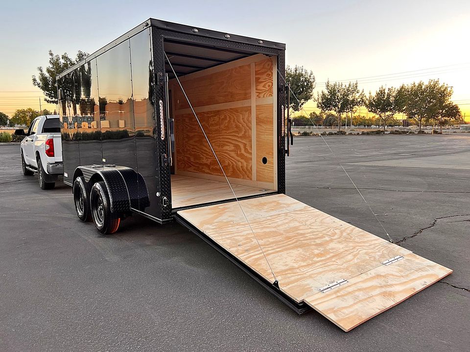 2024 J&C Suppliers 6x14 TA New enclosed utility cargo trailer 15